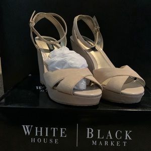 White House Black Market Payton wedges, New